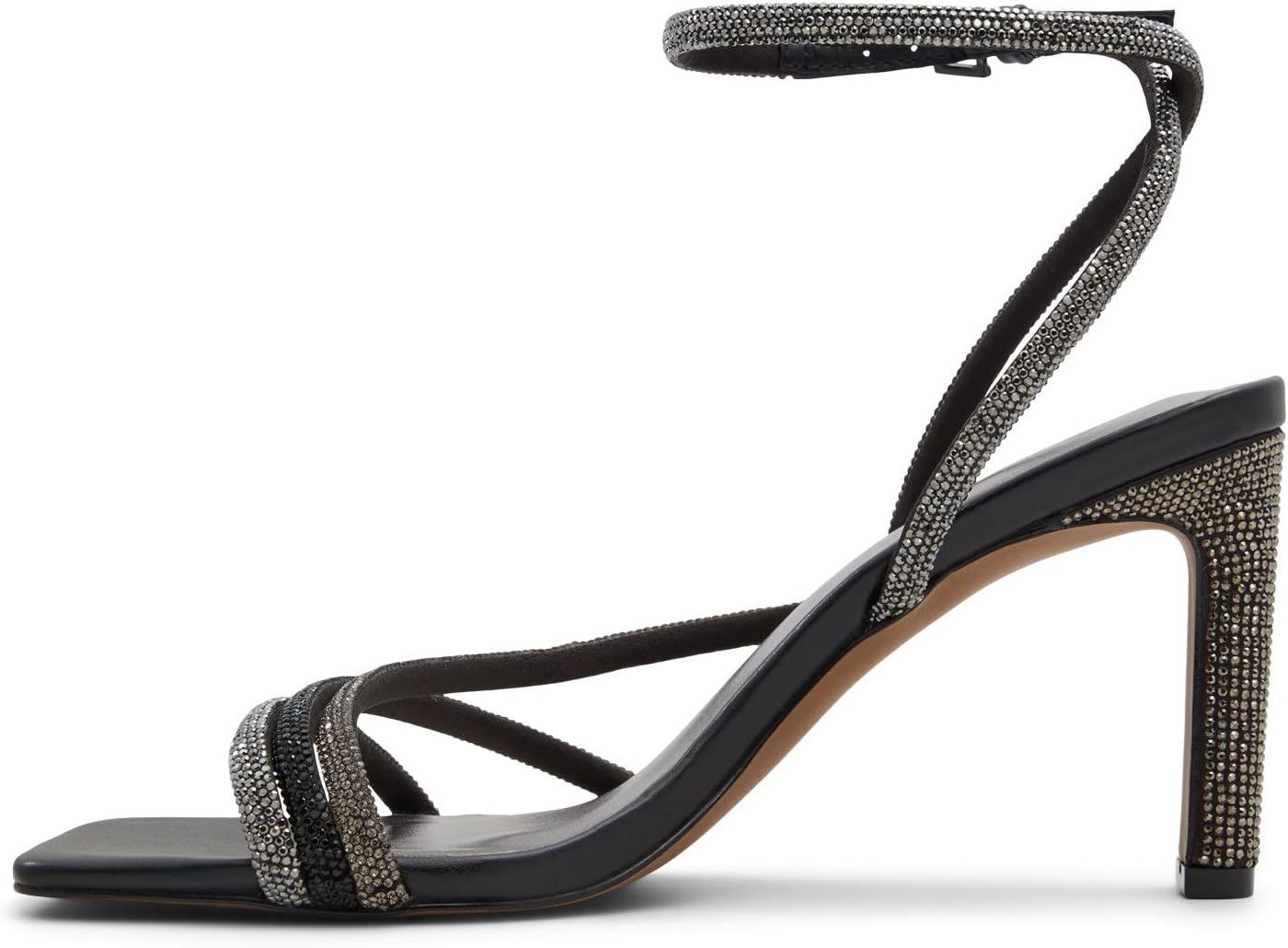 Call It Spring Women's Royalee Heeled Sandal, Black, 8.5
