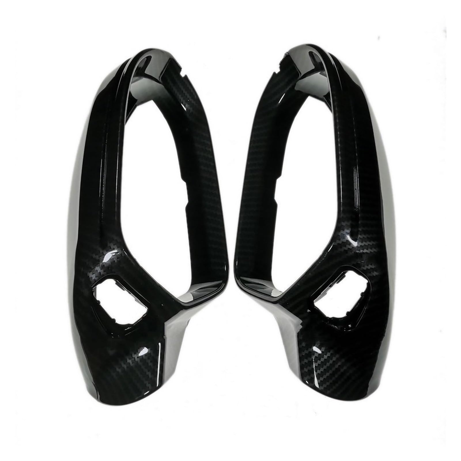 Boîtier de rétroviseur en carbone pour A6 S6 C7 compatible capteur angle mort - 8