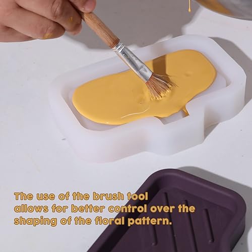 Miniatura 5 de Molde de silicona para jabonera de hormigón con drenaje, soporte de jabón de cemento para duchabaño, herramientas de fabricación de bandejas de