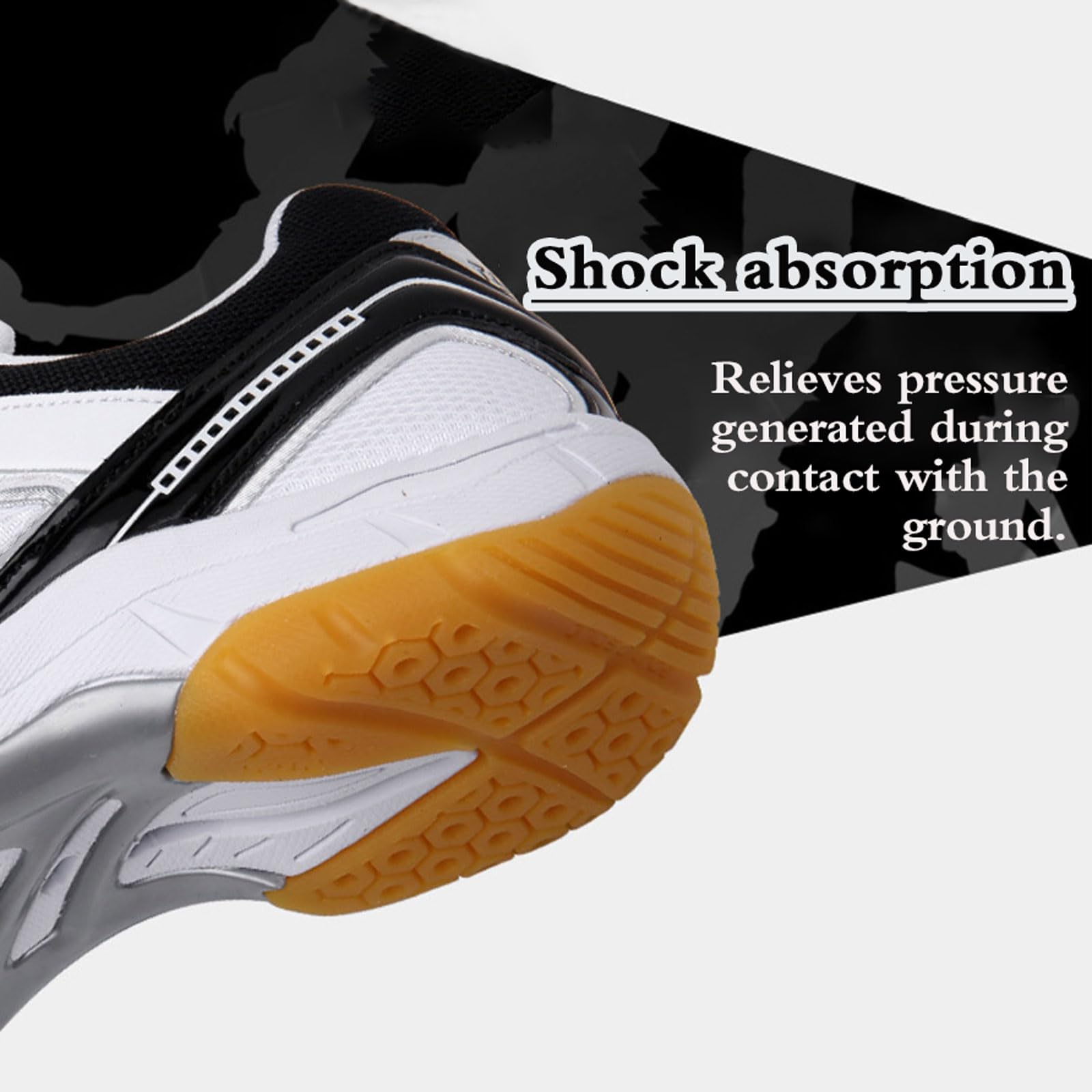 Zapatillas de bádminton para Hombre Exteriores,Zapatillas de bádminton Tipo de Clima,Antideslizante,Transpirable,Cómodo,para Tipo de Superficies,Voleibol,Mantenerse en Forma