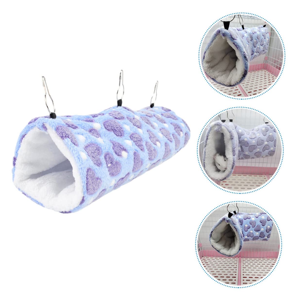 BESPORTBLE 3stücke Pet Warming Hammock Für Hamster Ratten Und Kleine Tiere Atmungsaktive Und Komfortable Hängematte Für Winternächte Und Spielspaß Kreatives Design Für Niedliche