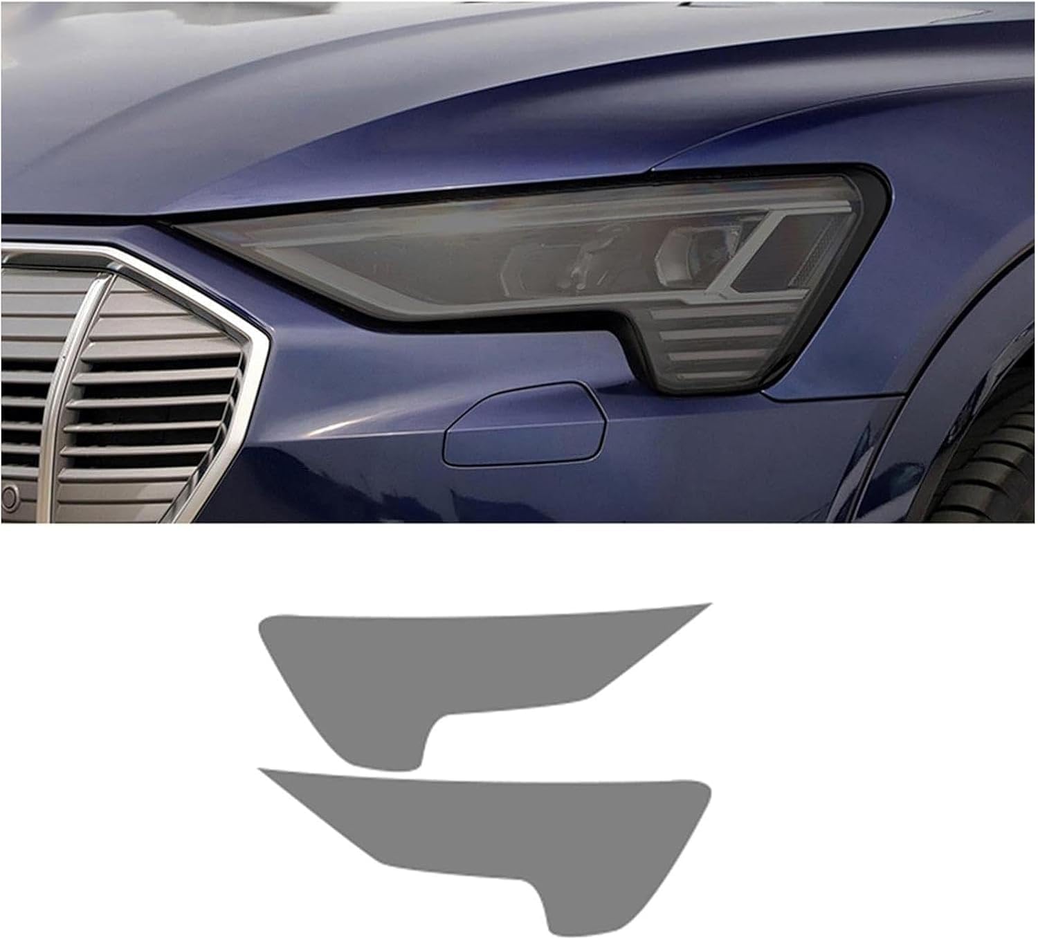 SamLng Car Front Light Film for Etron 2019 2020 Headlight Protection Sticker Car Front Headlamp Protection Film car Lights Film Headlight Anti-Scratch Non-Yellowing Protective Film