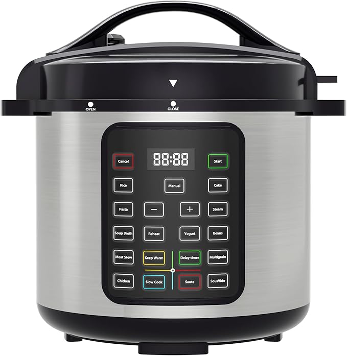 OLIXIS 8-quart stainless electric pressure cooker multi-cooker