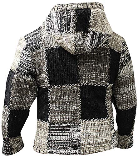 Veste à capuche hippie pour homme en laine confortable pour vos soirées et festivals boho