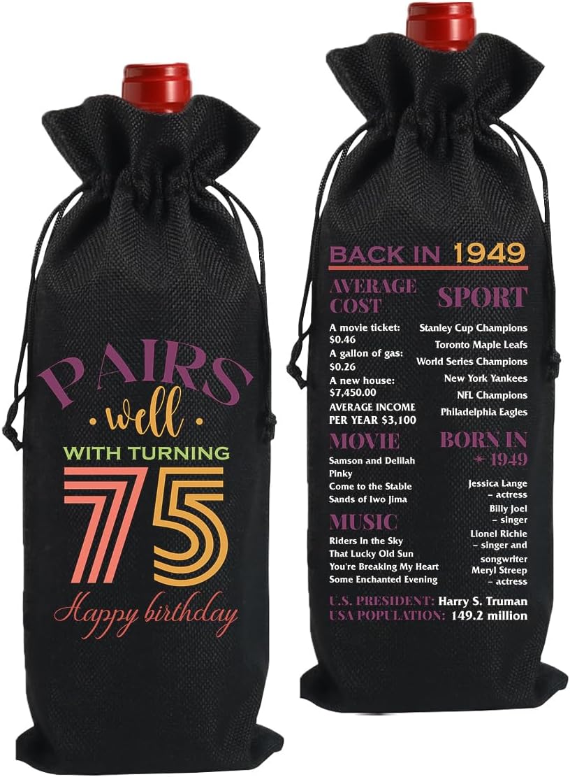 75th Birthday Gifts For Men Or Women: HAPPY 75th BIRTHDAY CARD GAME. Big 75 Fun