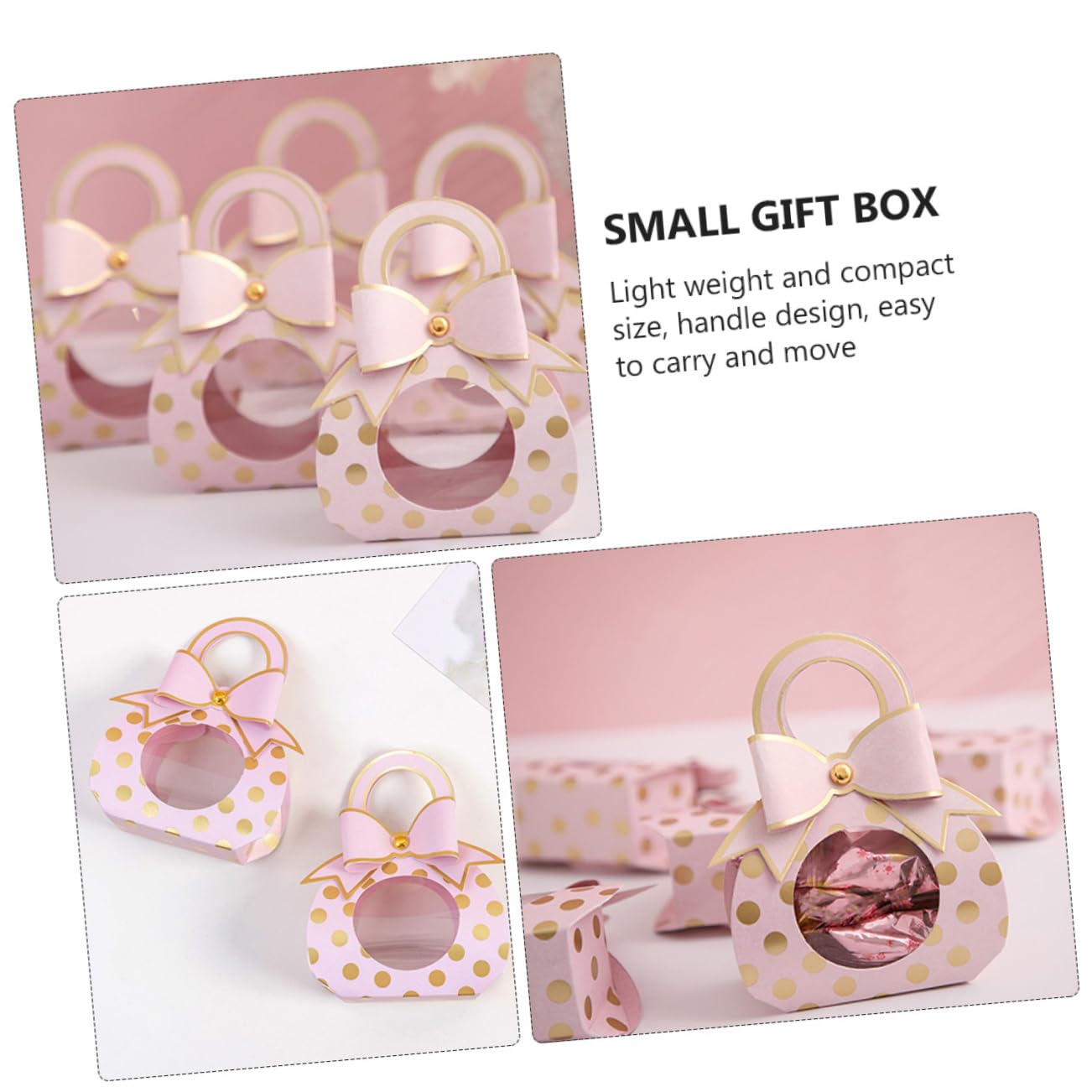 Healifty Scatole Da 50 Pezzi Scatola Di Caramelle Regali Ricordo Regali Nuziali Bomboniere Della Sposa Regalo Di Caramelle Mini Damigella D'onore Nozze Carta Pacco Regalo