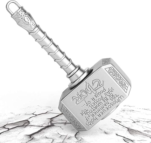 Vista 14 de Fidget Chain Hammer Spinners Metal Cool Finger Hand Spinner Fidget Cube Block Ansiedad Juguete Enfoque Cobre Fidget Juguetes para la ansiedad Gyro