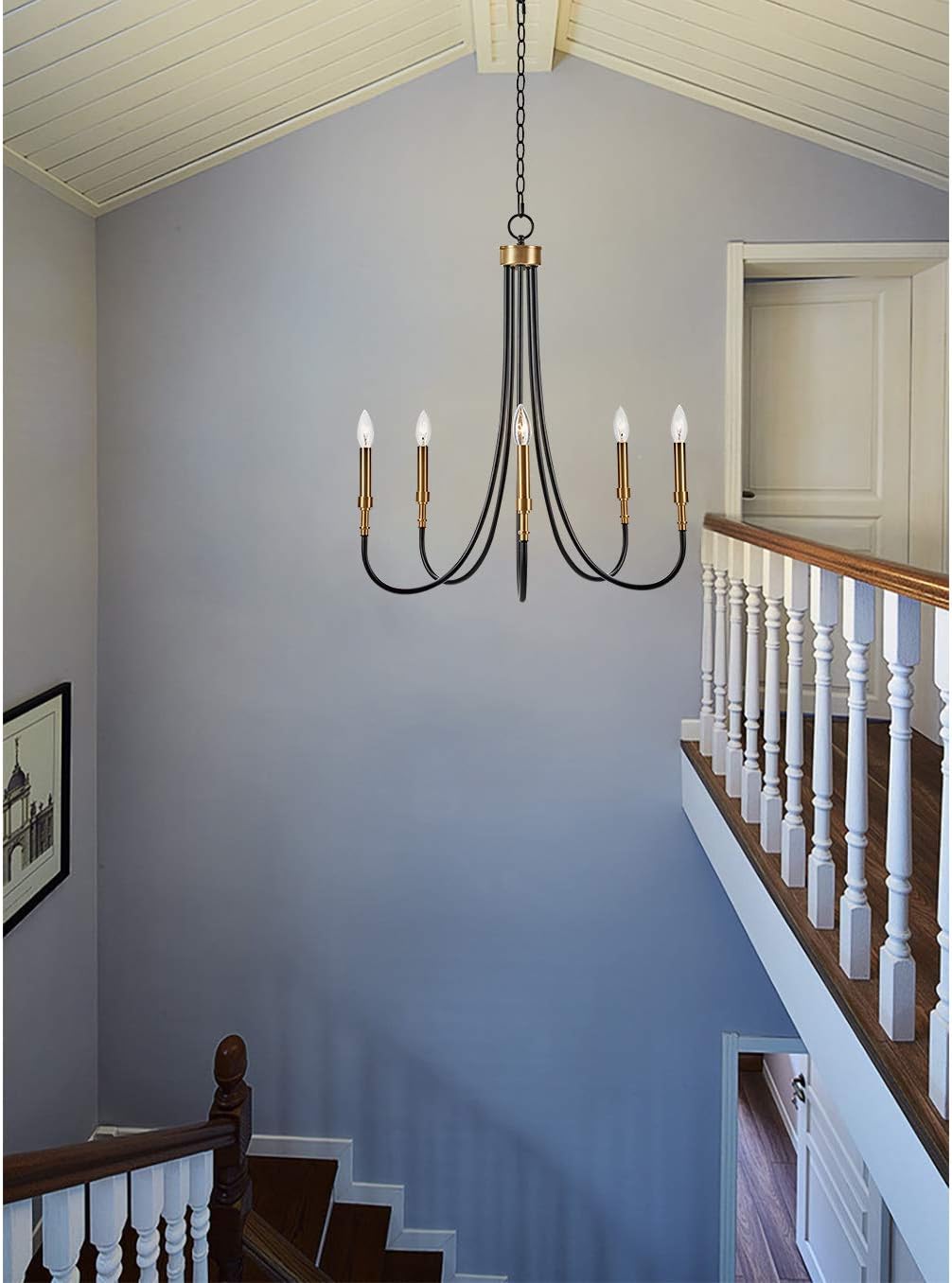 Get Discount Offer MOTINI 5-Light Farmhouse Chandelier Black and Gold Brass Large Metal Pendant Lighting Fixture for Dining Room, Bedroom, Living Room, 24x24x28 One-Day Sale: Up to 70% Off MOTINI 5-Light Farmhouse Chandelier Black and Gold Brass Large Metal Pendant Lighting Fixture for Dining Room, Bedroom, Living Room, 24x24x28