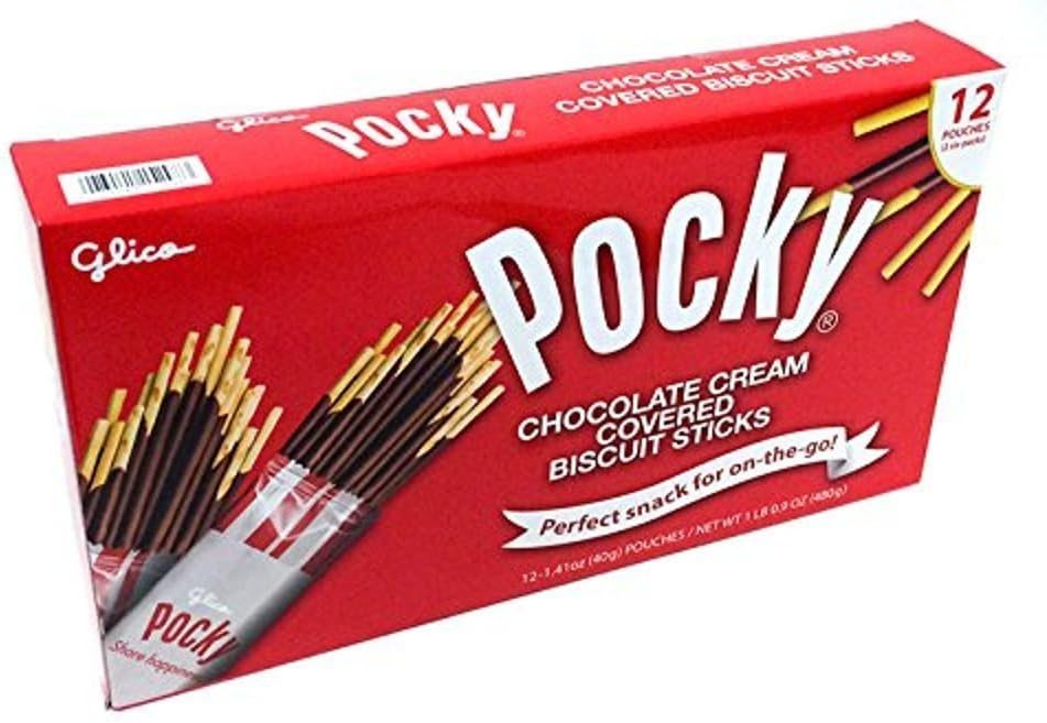 Pocky Cream Covered Biscuit Sticks, 1.41 Ounce (Pack of 12)