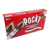 Vista 10 de Glico Pocky, palitos de galletas cubiertos de crema y galletas, 9 paquetes individuales, bolsa de 4.57 onzas, caja de exhibición de 5