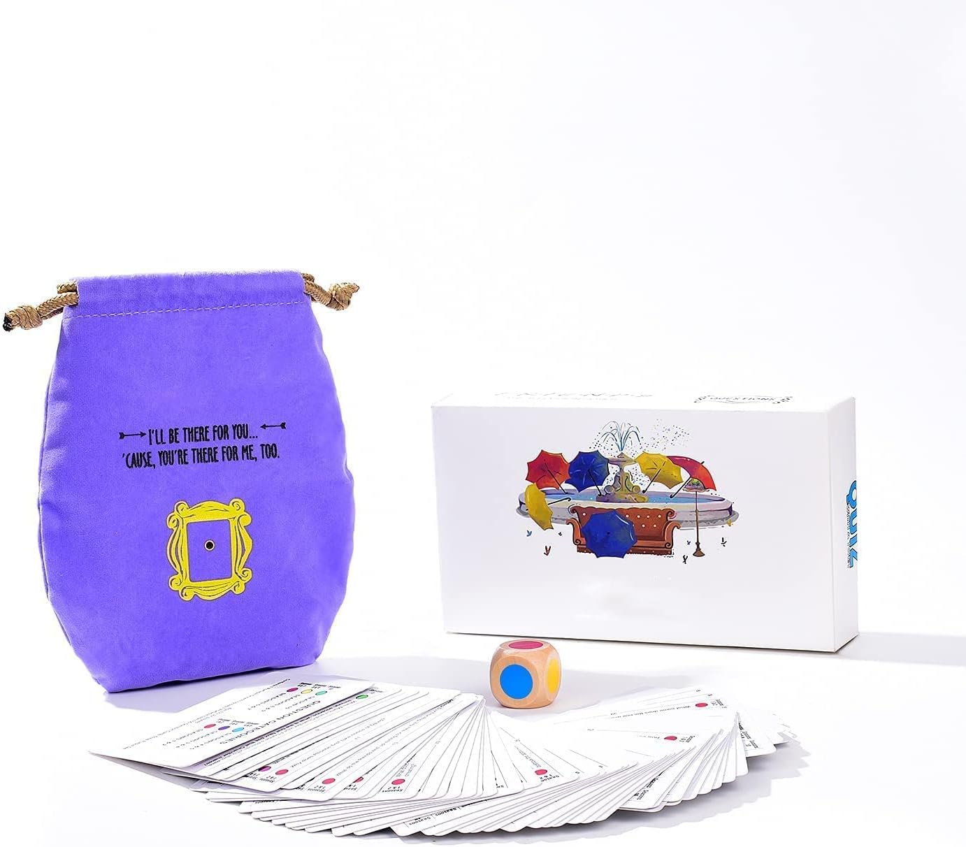 Friends TV Show Merchandise Trivia Games Friends TV Show Gifts for Women Friends Board Game with 600 Questions for Friends Fans 12 Years and Up