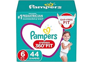 Pampers Cruisers 360˚ Fit Diapers Size 6, Super
