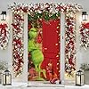 OUDE HOWER Cute Christmas Door Cover Christmas Door Decorations Christmas Front Door Decorations Funny Christmas Background Holidays Hanging Door Banner for Christmas Winter Decorations #3