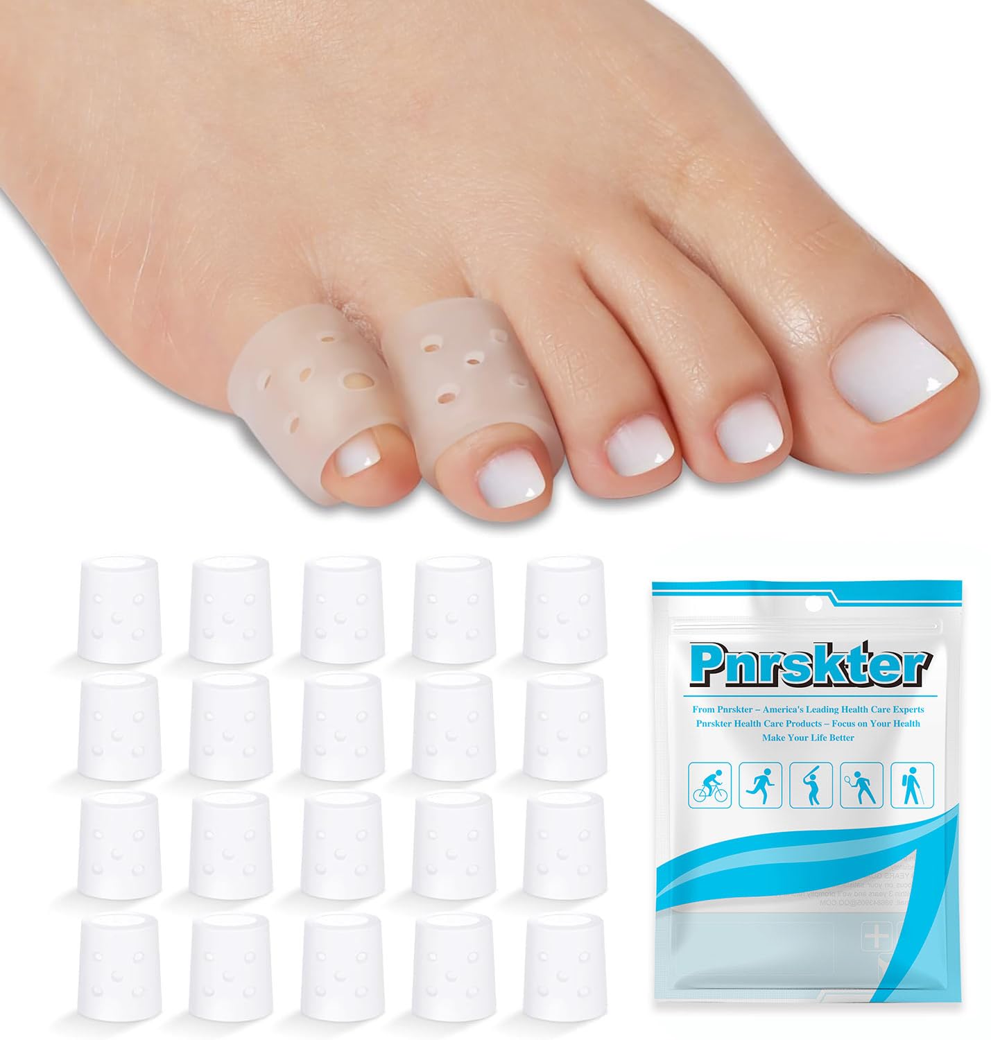 10 Pcs Protection Du Gros Orteil, Respirant Protection Doigts Pieds