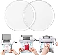 Vista 17 de BAOFALI 6 unidades/3 pares de almohadillas de corte estándar para máquina de troquelar; placas de corte de plástico de policarbonato transparente