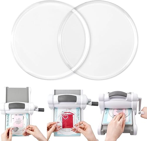 Miniatura 8 de BAOFALI 2 placas adaptadoras de metal de 8.5 x 6 pulgadas para troquelar, placa universal de cuña, placa de corte de metal, herramientas