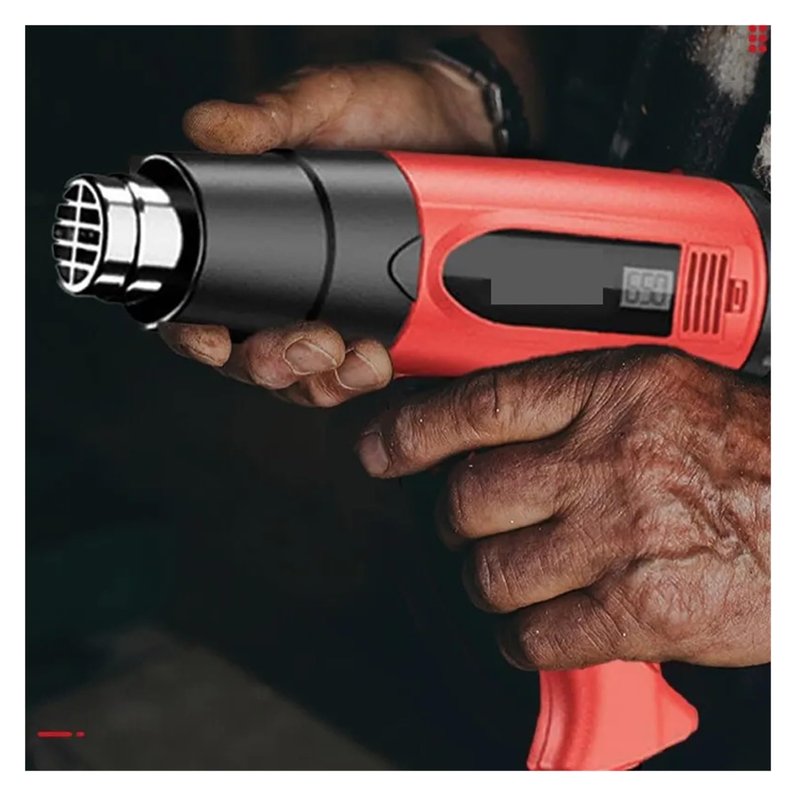 Opalarka 2000W Elektryczna Opalarka Przemysłowa Dmuchawa Gorącego Powietrza Pistolet Do Pieczenia Specjalna Rurka Z Folii Termokurczliwej Elektryczny Pistolet Grzewczy Do obkurczania PCV, rękodzieła,