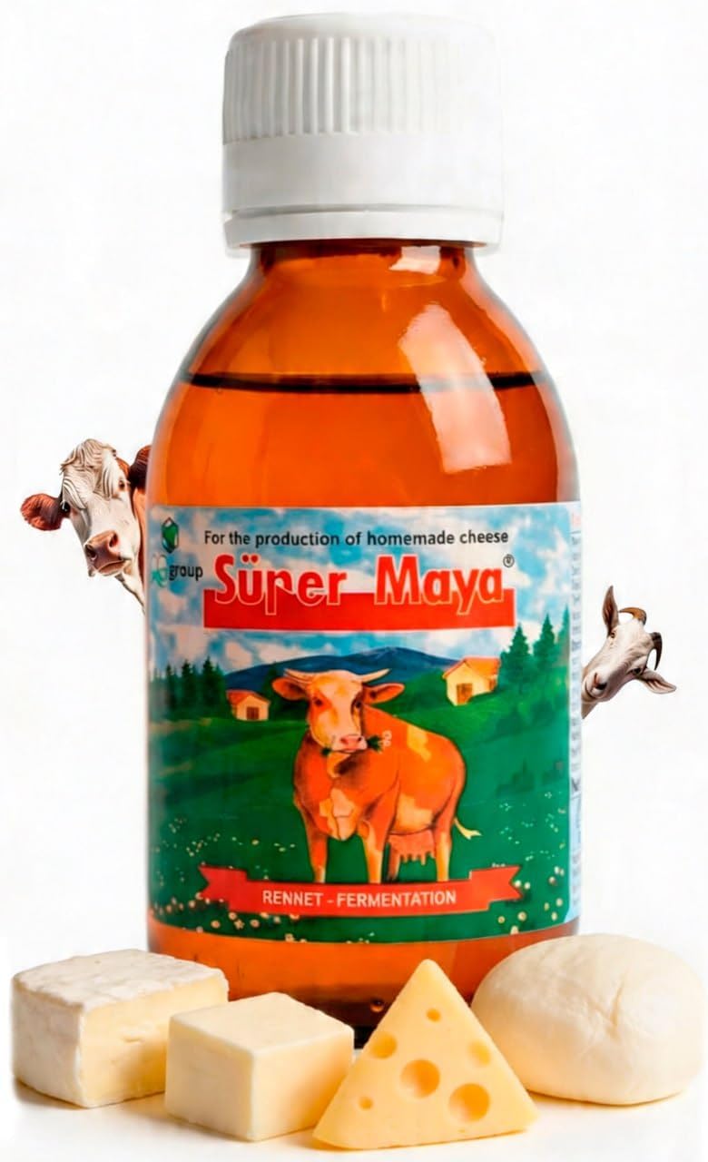 QG group Maya for Making Cheese - 150 L Super Maya for Cheese Milk - Cheese Yeast Super Maya Cheese Making Maya