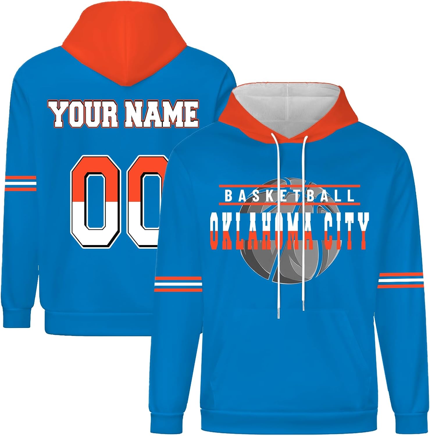 Custom City Basketball Hoodie Custom City Gifts Sweatshirt Personalized Name Number for Men Youth Women