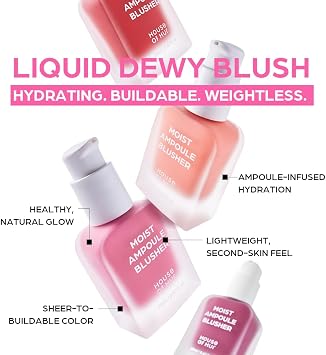 Hur Moist Ampoule Blusher #06 Cherry Blossom 20Ml | Nem Veren Likit Allık