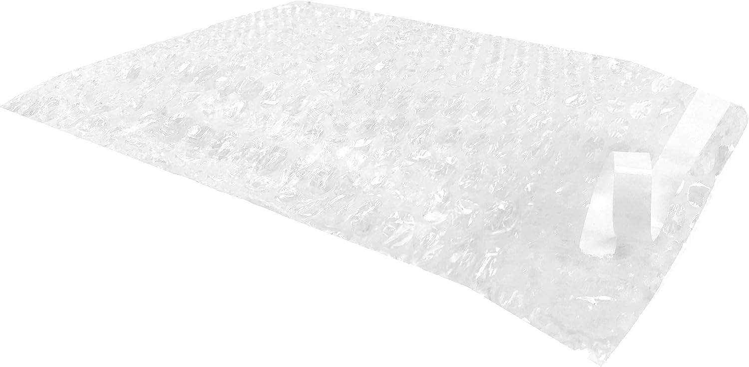 Bubble Pouches, 250 Pack, 6" x 8.5", Cushioning Bags For Moving, Shipping & Storage, Water Resistant Air Filled Mailers, Self-Seal Clear Bubble Wrap Bags
