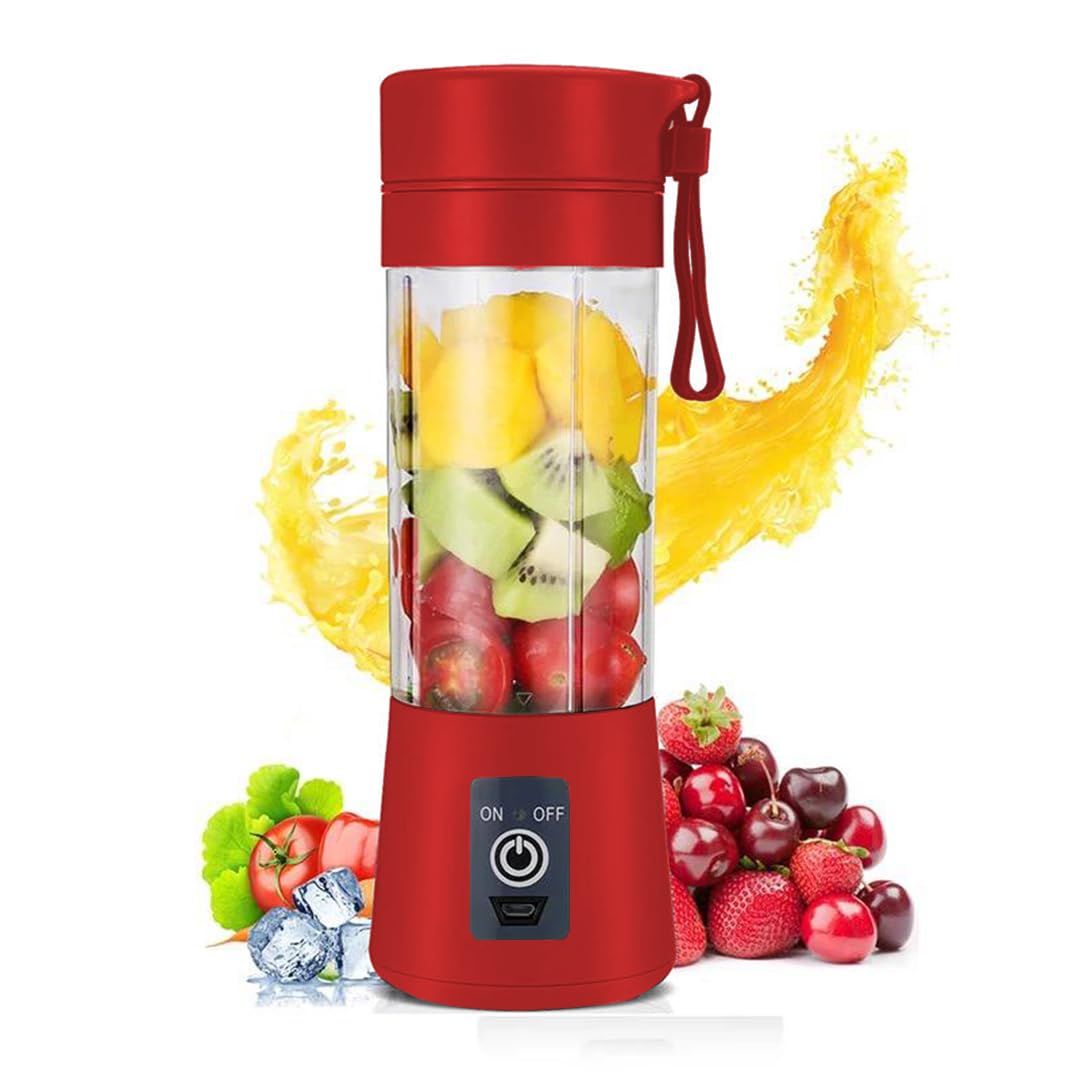 Buy ALWAFLI Electric Juicer 6 Blade Rechargable Portable USB Bottle Blender Shaker Juicer A 2000