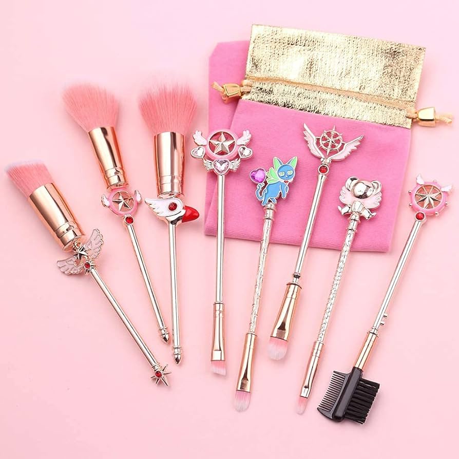 ❣️大セール❣️アワーグラスメイクブラシ4本セット Amazon.co.jp: tesss メークブラシ カードキャプター さくら風