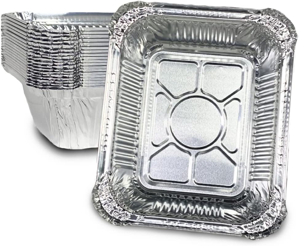 ZEDVY20 Pack) Drip Pans Compatible with Napoleon BBQ Grills 62007 Grease Tray Prestige I, Prestige II, Prestige V, Prestige PRO, Rogue, Mirage, and Ultra Chef l Disposable Aluminum Foil Replacement