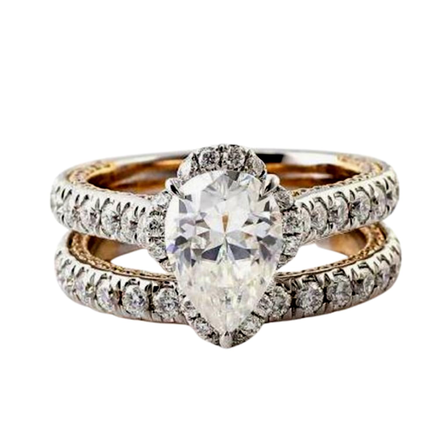 Bague de fiançailles moissanite cadeau idéal pour déclaration - 7