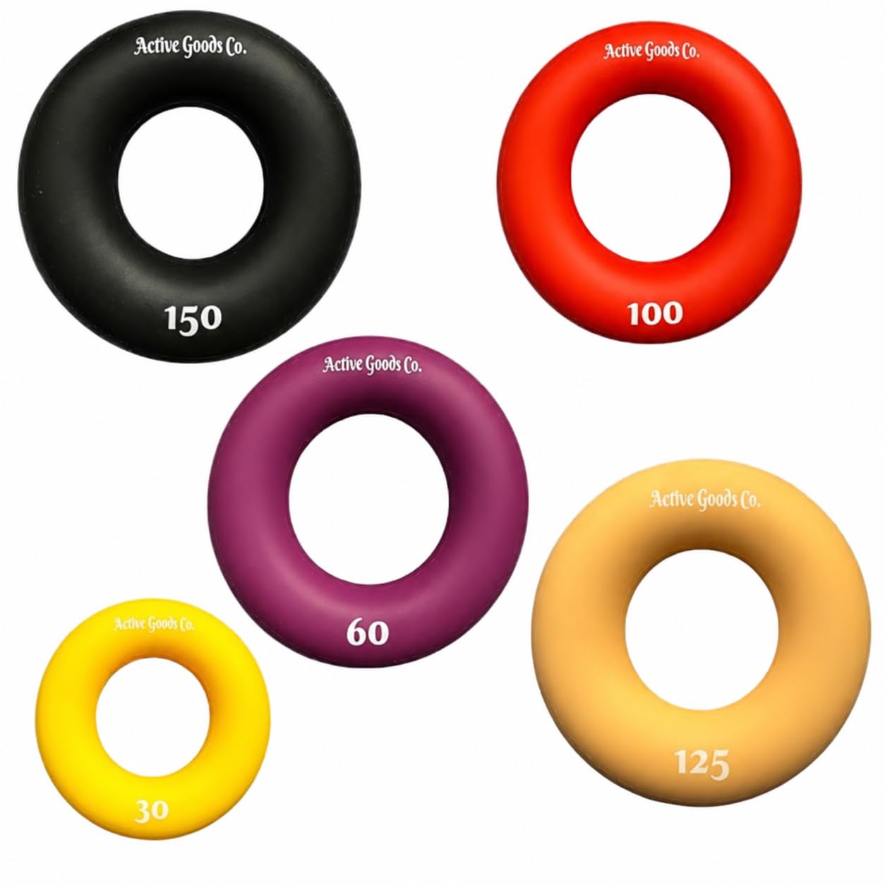 Hand Exerciser Rings - Grip Strength Training -25