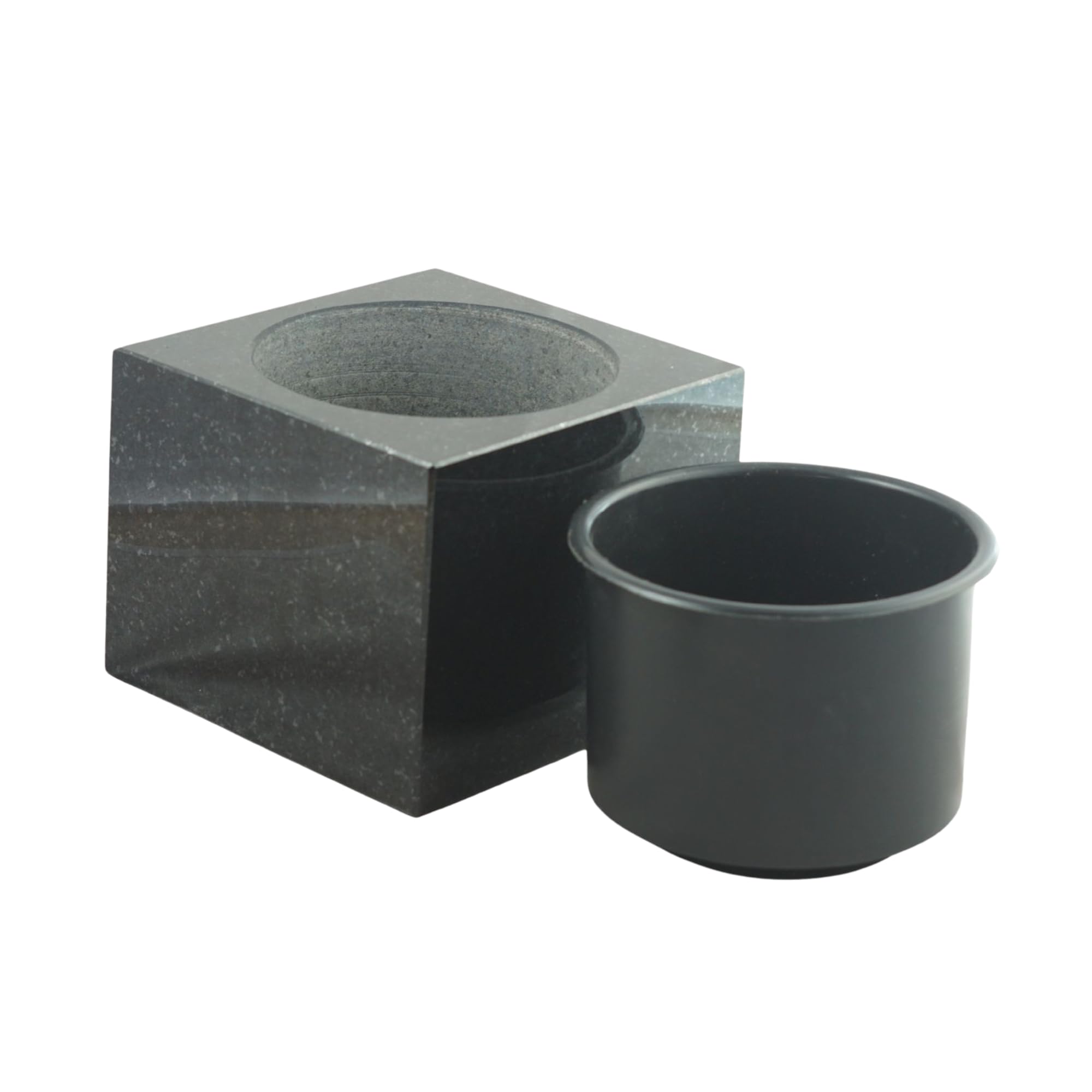 designgrab Carreaux en granit suédois noir 30 cm poli et digne