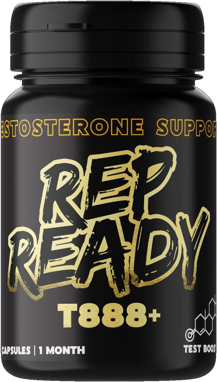 T888+ Advanced Testosterone Support for Men 120 Capsules Ashwagandha, Fenugreek, D-Aspartic Acid, L-Carnitine, Magnesium, Zinc, Vitamin D3, Boron – Natural Male Vitality & Performance Formula