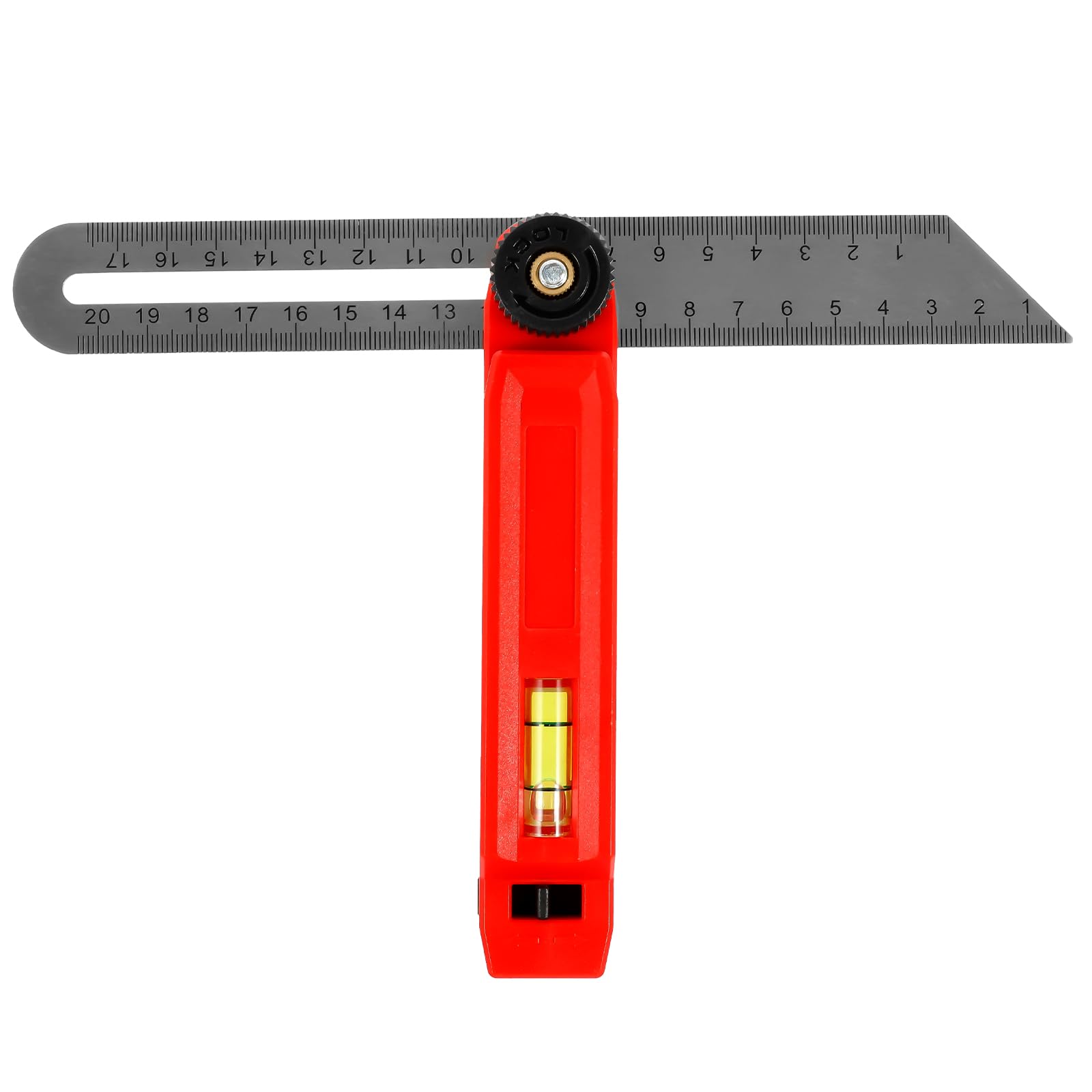 T Bevel Carpenters Angle Finder Adjustable Sliding T Bevel Gauge Portable Stainless Steel Sliding Angle Ruler with Metric and Imperial Scales for Woodworking
