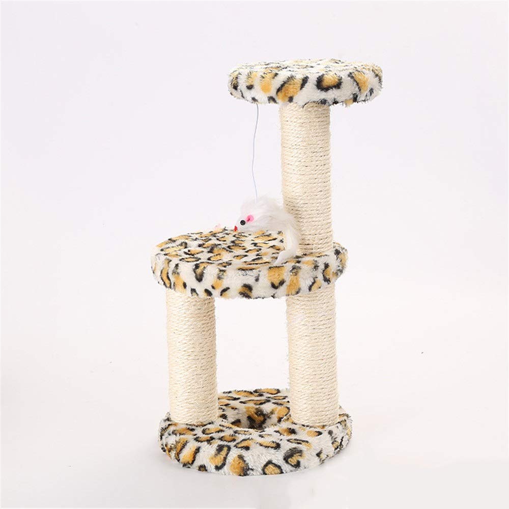 Apartamentos para Gatos, Árboles para Gatos, Juguetes para Gatos para Mascotas, Tres Pisos, Gatitos Yqueños Gatos para Mascotas Suben, Gatos de Cáñamo, Gatos Suben, Torres para Gatos/Color/20