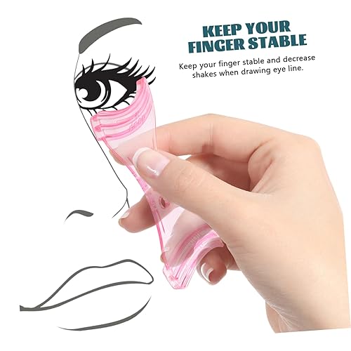 Miniatura 4 de Beaupretty Plantilla de plantilla de guía de delineador de ojos de plástico para mujer, herramienta de maquillaje para principiantes de maquillaje