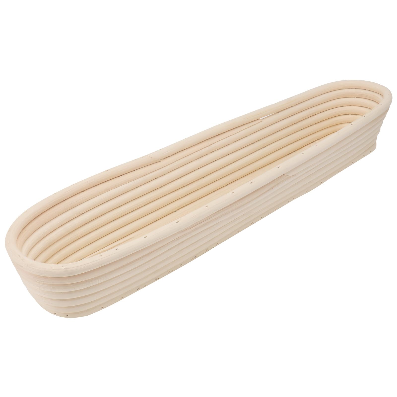 Cesta de fermentación de ratán y molde lavable para hacer pan alargado artesanal