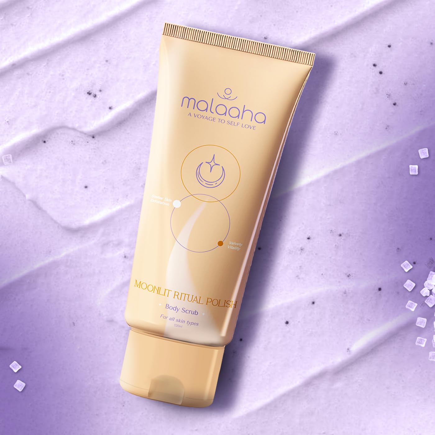 Moonlit Ritual Body Scrub, Sugar-Based Exfoliant with Mulberry Extract, Sweet Almond Oil-image-22