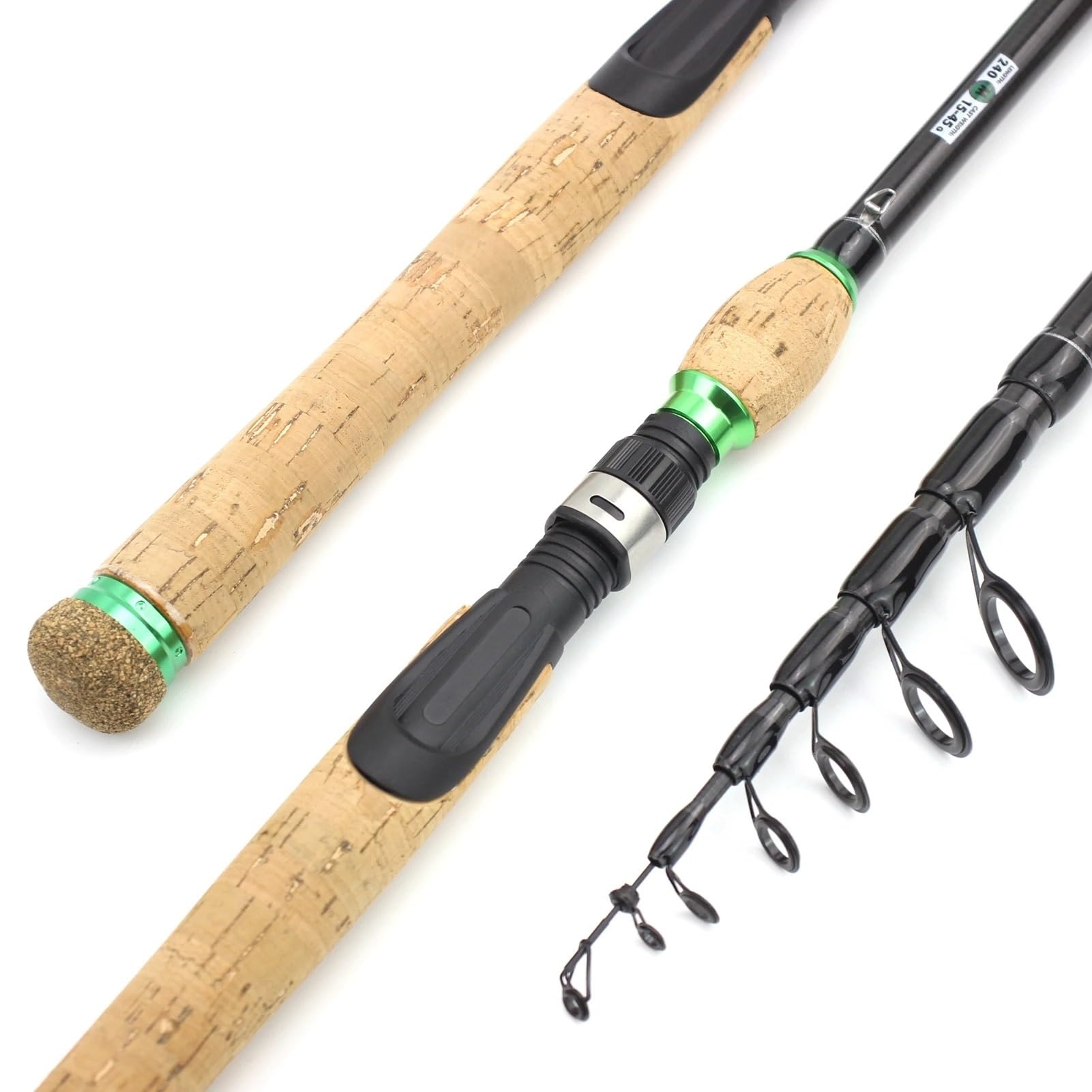 1 Pieza Modelo YG027 1,8 M 2,1 M 2,4 M 2,7 M CAÑA CAÑA DE Pescado Señuelo Spinning Pesca de Carbono Caña de fundición telescópica Tiro Largo rápido Trucha Lago Caña de Pescar