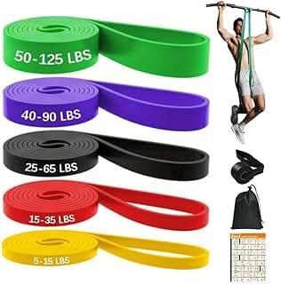 Resistance Bands Set, 5 Levels Resistance Pull Up Bands Set,