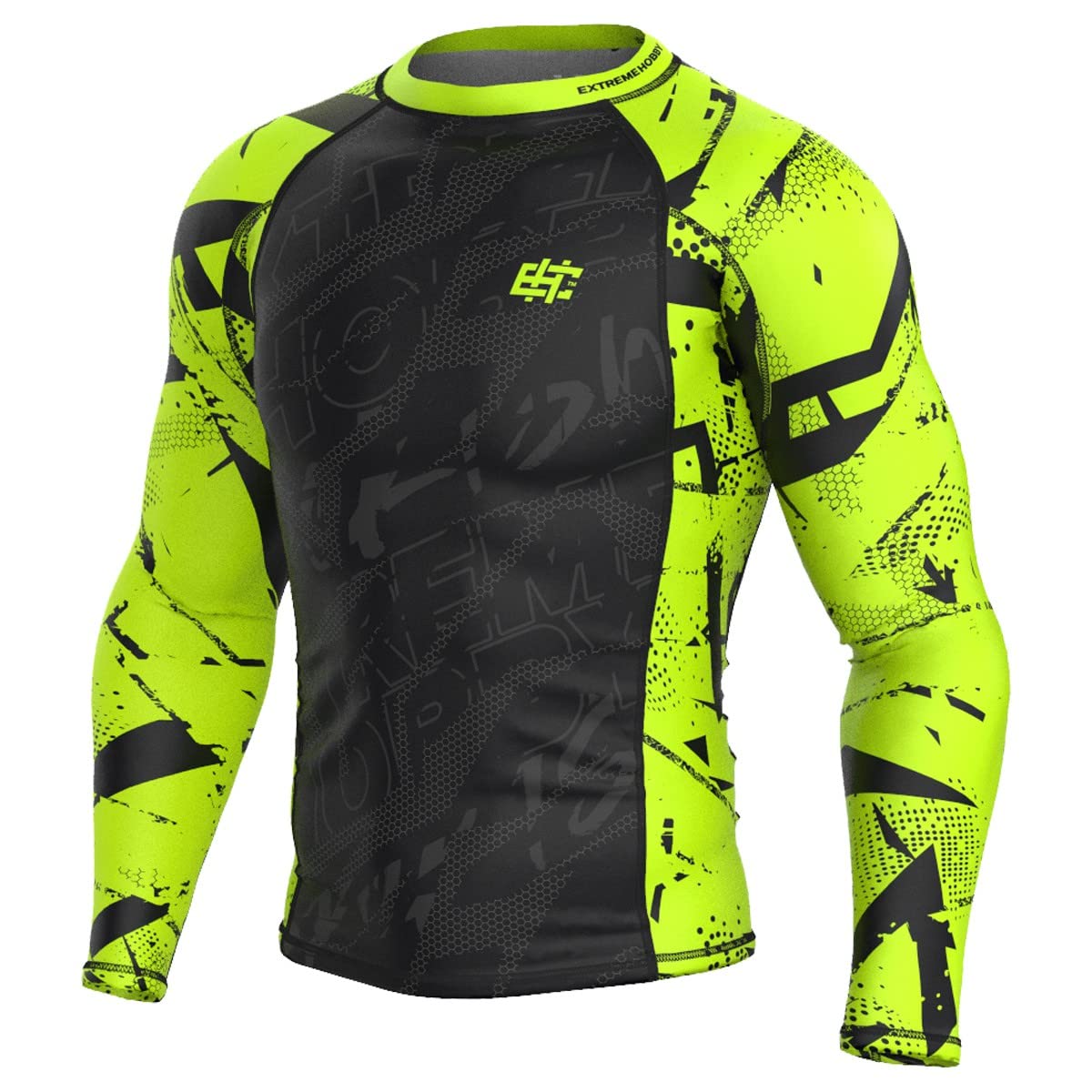 PhoneMate Koszulka sportowa z długim rękawem Neo, długie rękawy, koszulki sportowe, męskie sztuki walki, koszulka funkcyjna, koszulka kompresyjna Rash Guard