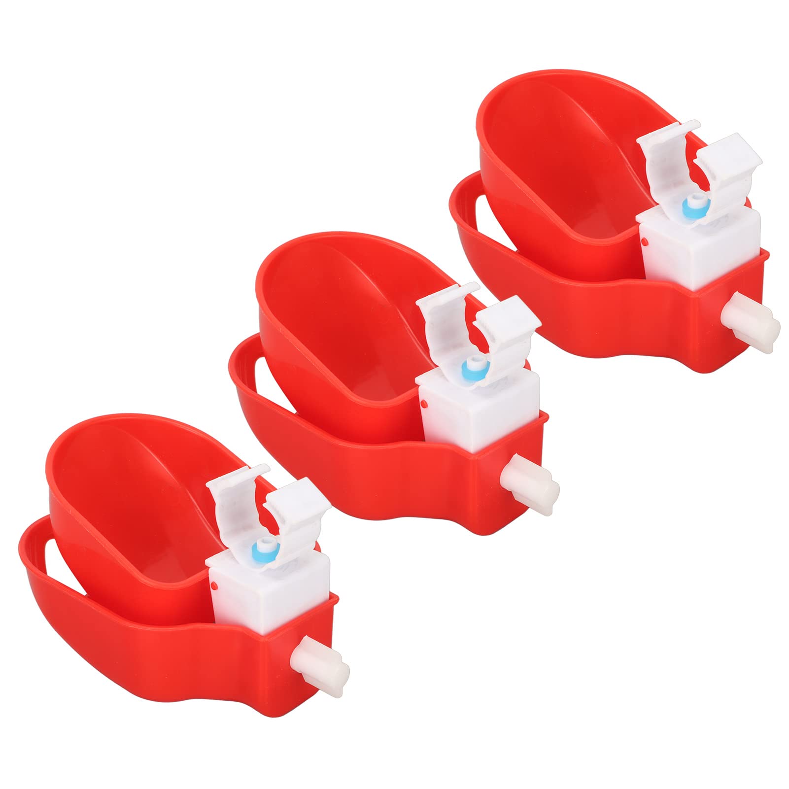 10 Vasos automáticos para Bebedero de Pollo, alimentador de Agua para Aves de Corral con Red para Pollitos, Pato, Ganso, Pavo, Conejito, Vaso de comedero para Pollo con diseño de