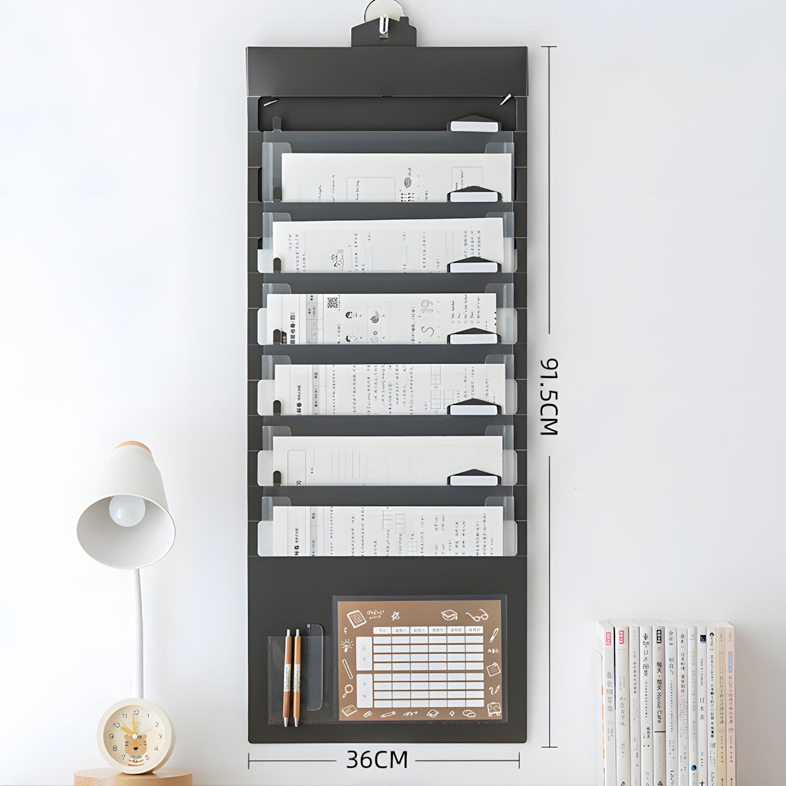 Solution de classement extensible peu encombrante, idéale pour les documents de travail, les fichiers importants pour la maison, porte-substance d ' étude pour