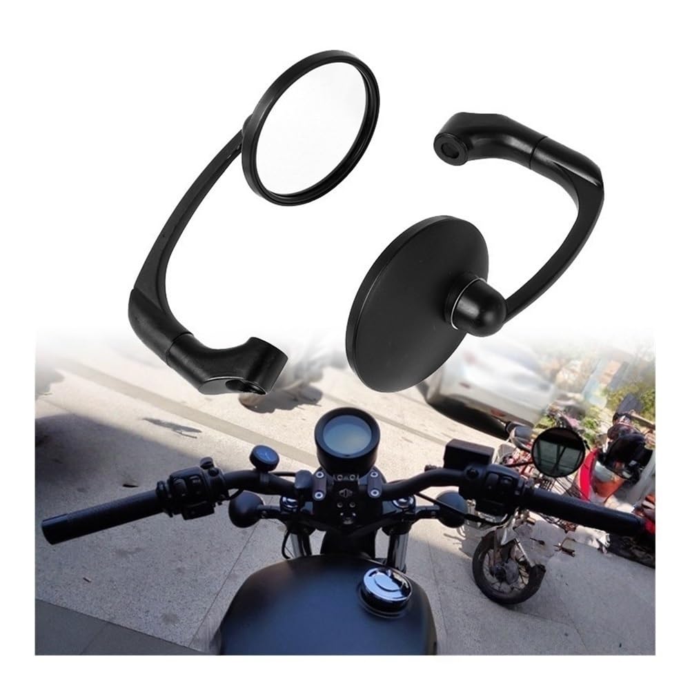 Retrovisores Espejo Retrovisor Universal Motocicleta Para De 8 Mm 10 Para Manillar Scooter Cruiser