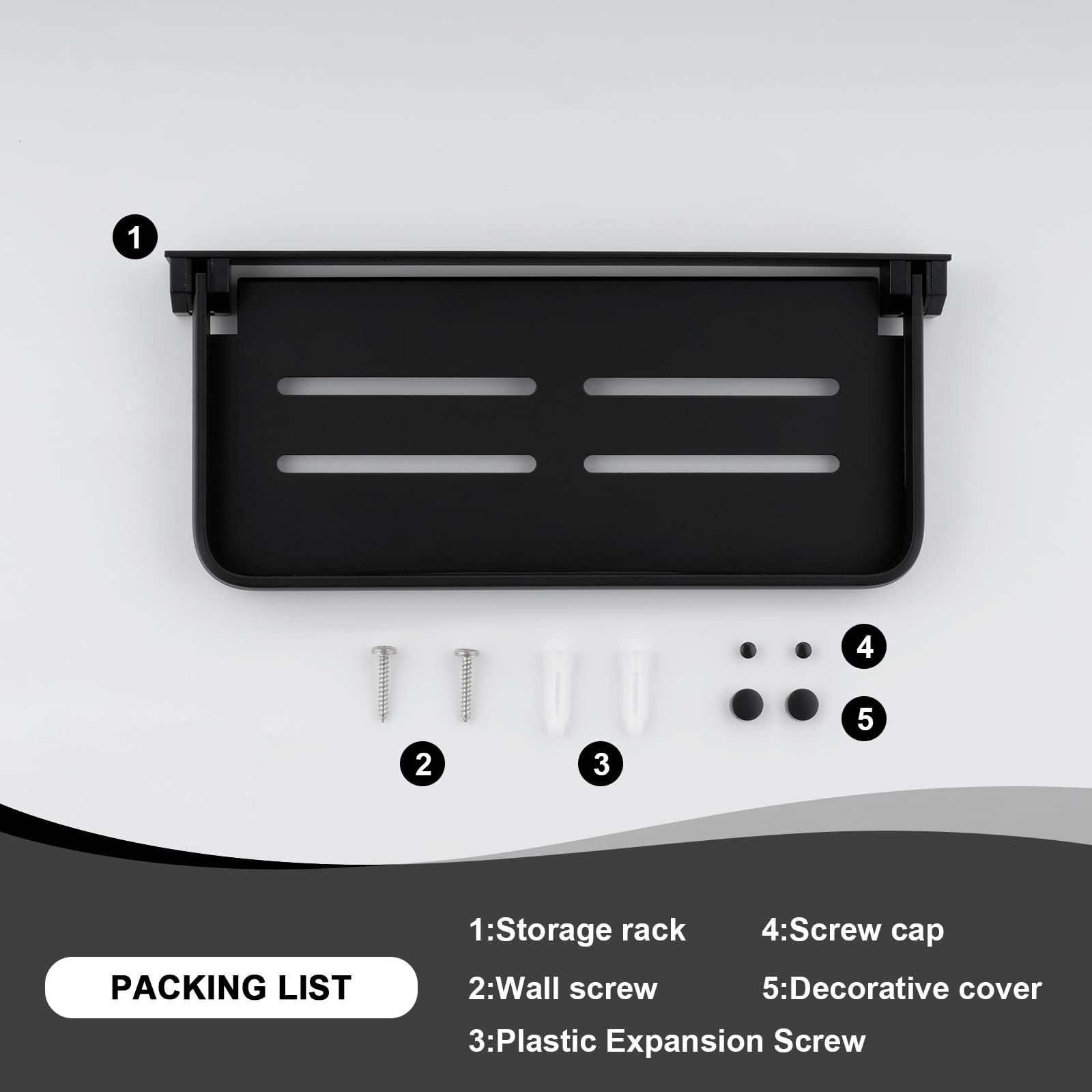 PoDhey 2Pcs RV Aluminum Foldable Shelf, Wall-Mounted RV Folding Shelf, Compact Fold - View #14