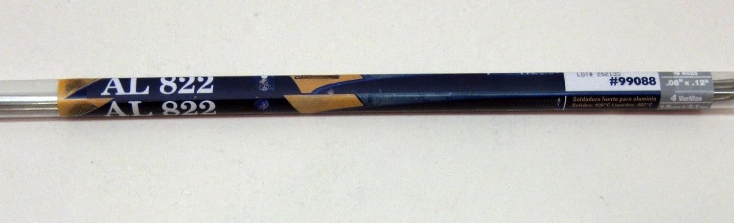 99088 For Lucas Milhaupt Al 822 Flux Cored 4 Aluminum Solder Rods Brazing Alloy