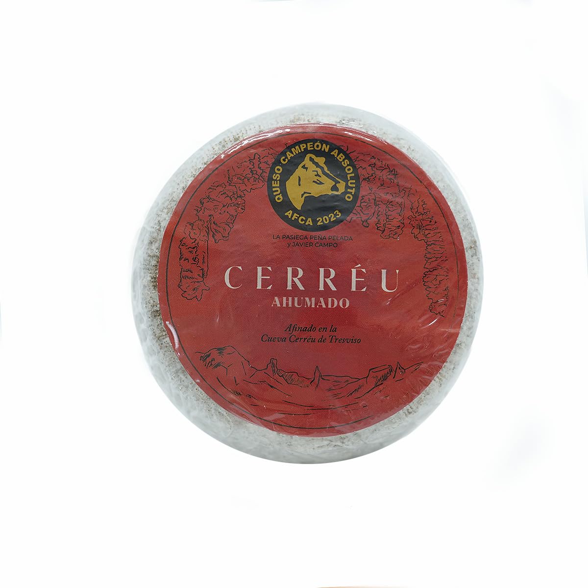 LA PASIEGA DE PEÑAPELADA Cerréu Queso Ahumado Afinado, Queso redondo 500 gr