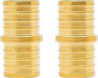 Vista 1 de SUNGATOR Accesorios Pex de 1 pulgada, paquete de 2 acoplamientos Pex de 1/2 pulgada, sin plomo de latón, accesorios Pex de 1 pulgada para tubería Pex