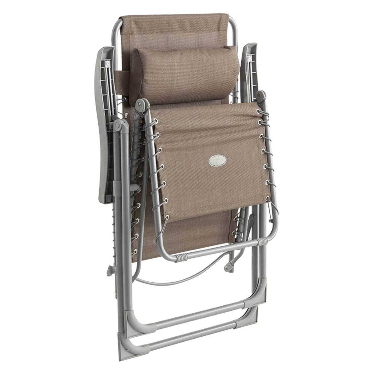 Hespéride Fauteuil détente d'extérieur Silos Taupe
