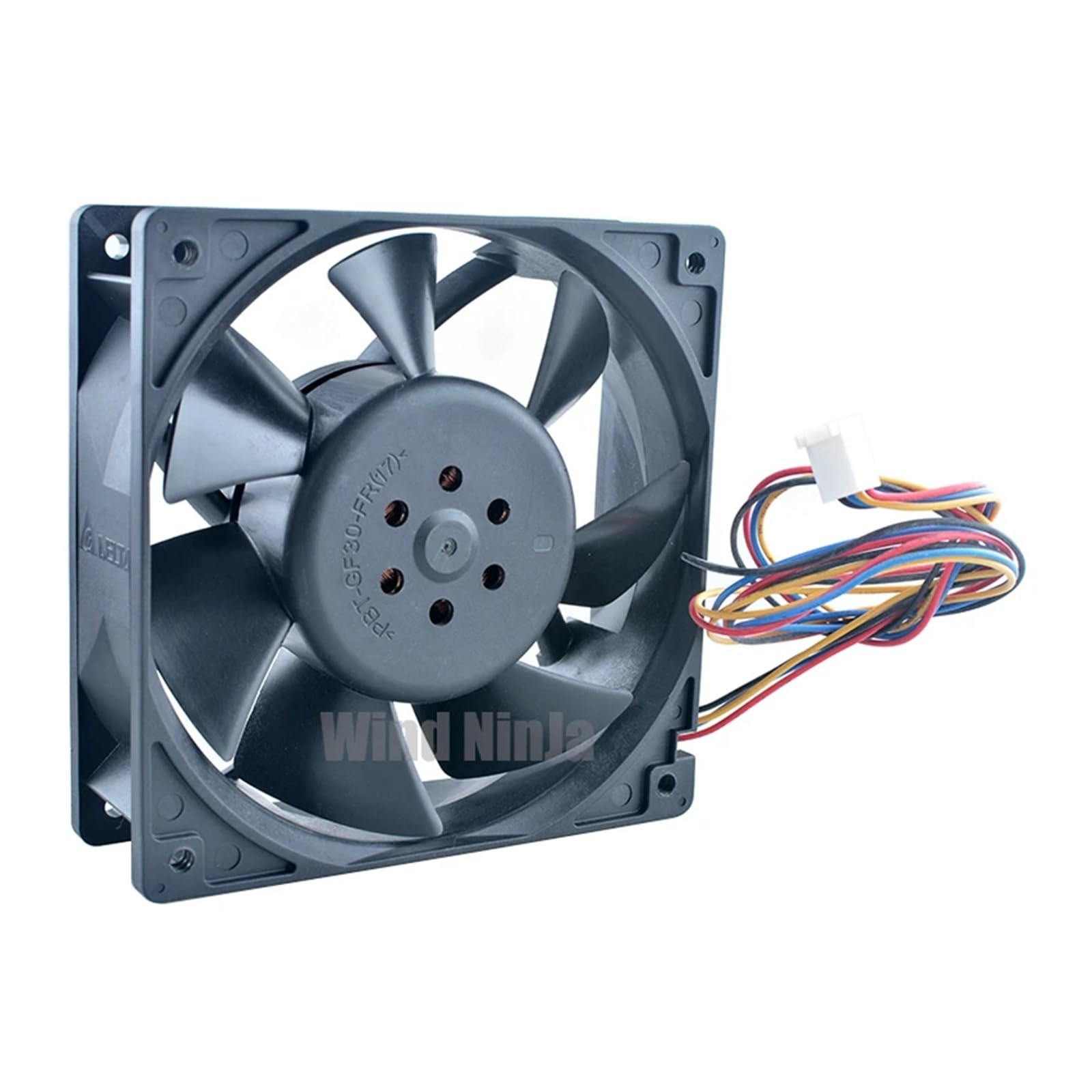 JJKKOZVQF AFC1248DE Cooling Fan 12cm 120mm 120x120x38mm DC48V 1.64A 4-Pin Dual Ball Bearing