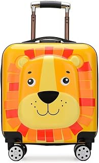 TREND-ASPIRE Kids Travel Trolley Bag, 8 Wheels, Hard Polycarbonate Case, 360 Degree Wheeling System, Suitcase for Kids (Ti Price In India